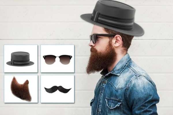Man Style Makeup - Hair & Beard Photo Editor скриншот 3