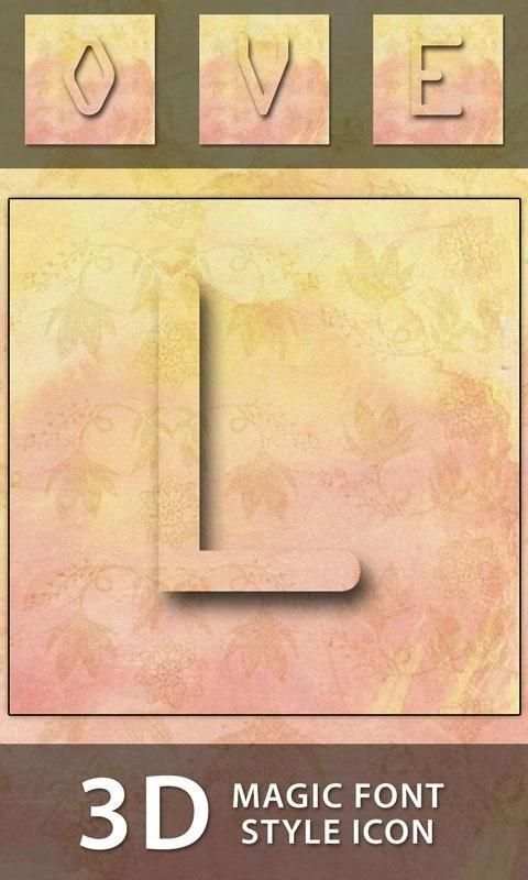3D Magic Font Style Icon screenshot 2