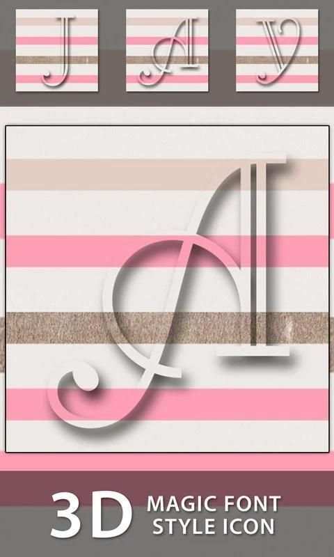 3D Magic Font Style Icon 3 تصوير الشاشة