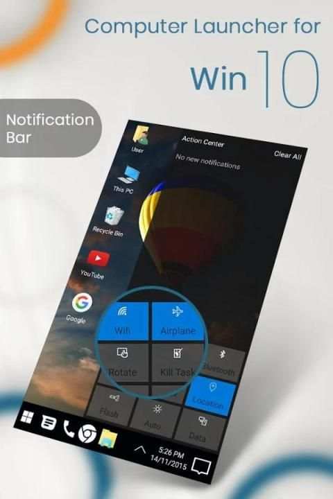 Computer Launcher for Win 10 OS скриншот 2