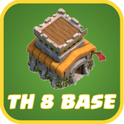 New COC Town Hall 8 Base आइकन
