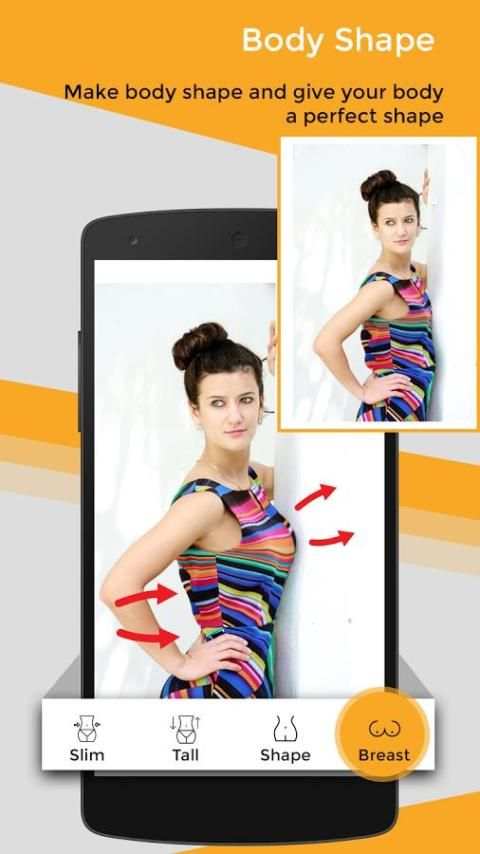 Body Shape Photo Editor скриншот 1