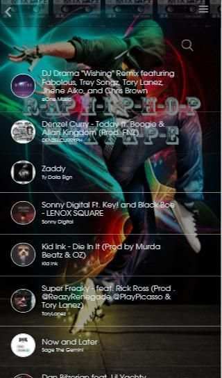 Hiphop Mixtapes 2 تصوير الشاشة