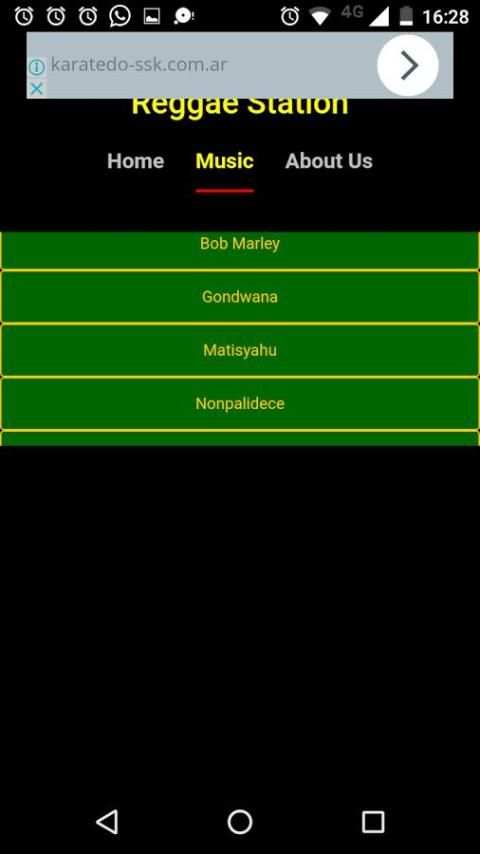 Reggae Station App скриншот 1
