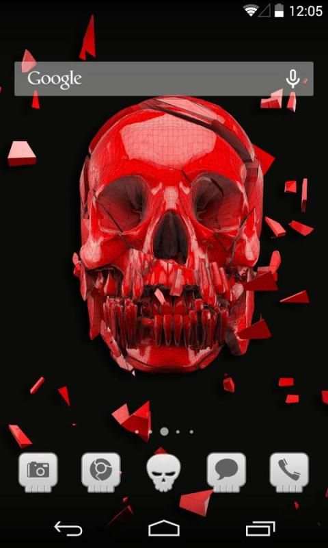 Skull theme 6 تصوير الشاشة