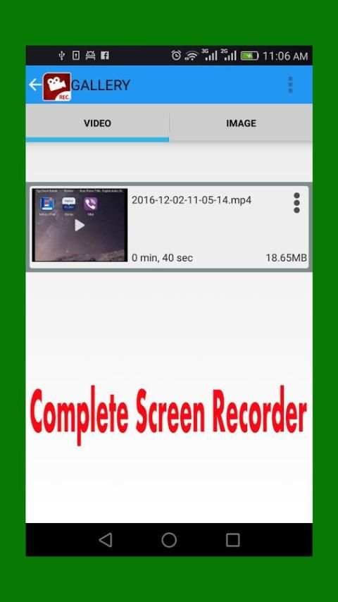 Mini Screen Recorder- Диктофон скриншот 2