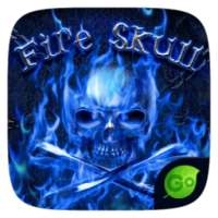 Fire Skull GO Keyboard Theme on 9Apps