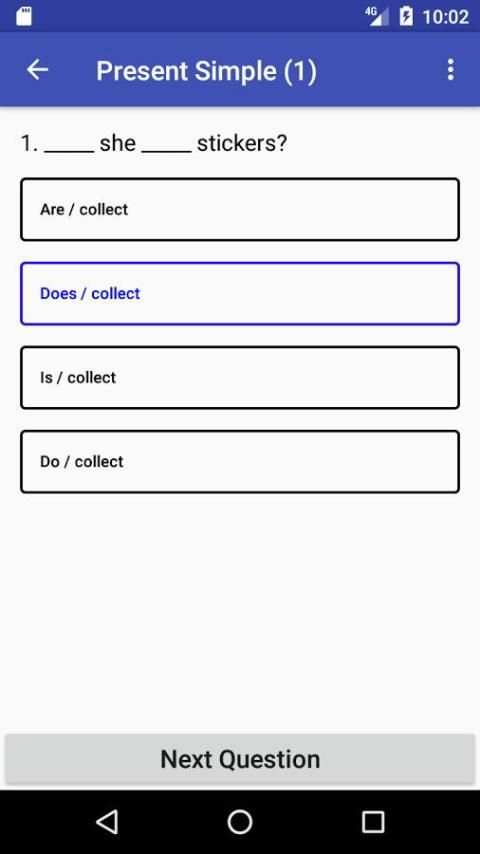 English Grammar Exercises скриншот 3