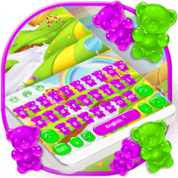 Gummy Bear Keyboard - Candy Theme أيقونة