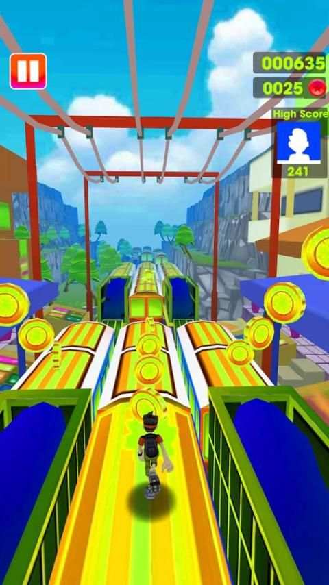 Train Surf: Bus Rush Run screenshot 1