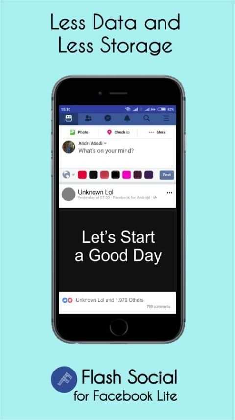 Flash Social for Facebook Lite screenshot 6