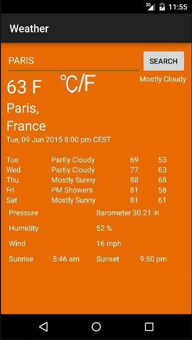Weather 6 تصوير الشاشة