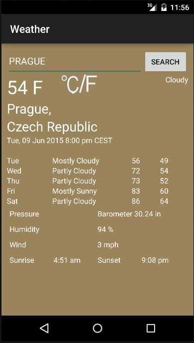 Weather 1 تصوير الشاشة