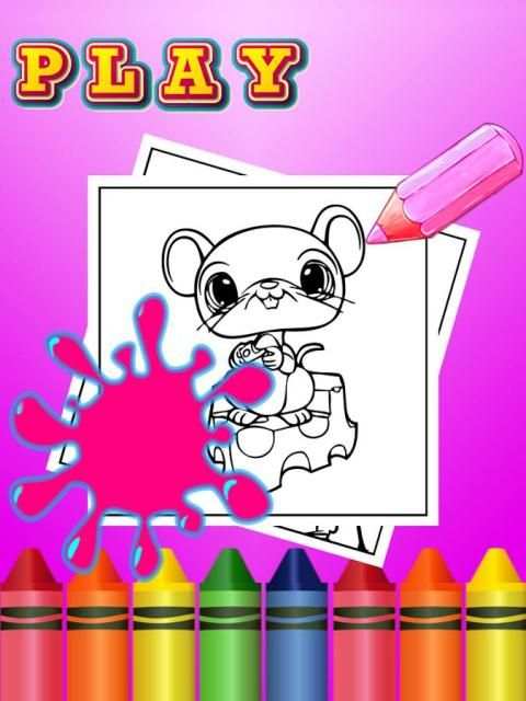 Little Pet Shop Coloring screenshot 1