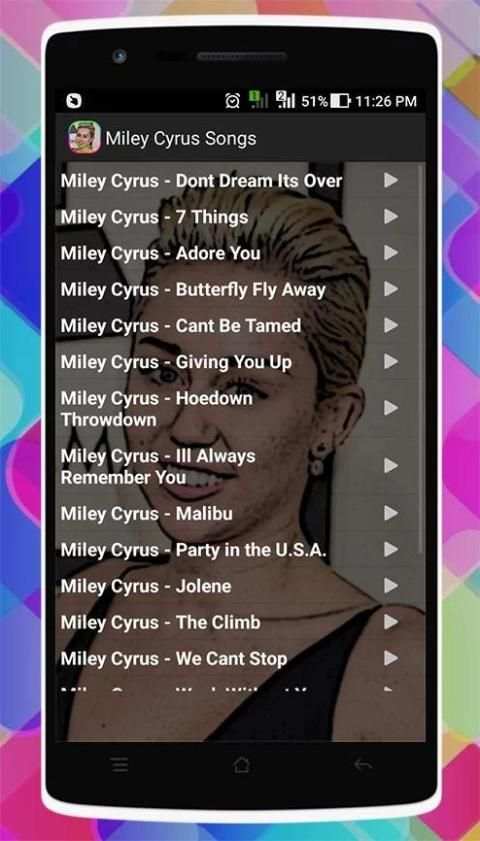 Miley Cyrus Songs screenshot 2