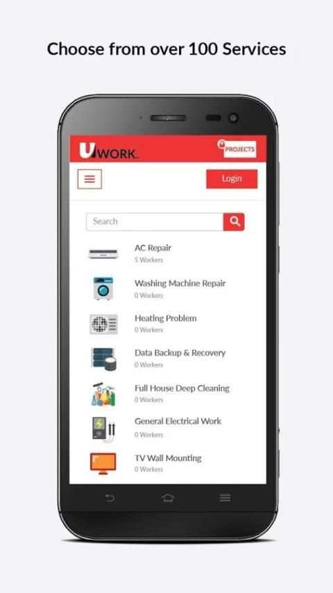 Uwork.pk скриншот 5