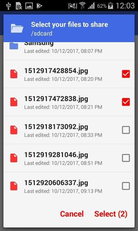 ShareWith screenshot 2