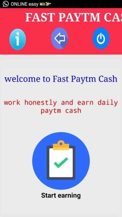 Fast Paytm Cash 100% payment screenshot 1