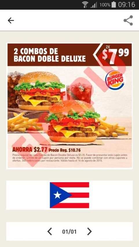 BURGER KING® Puerto Rico скриншот 2