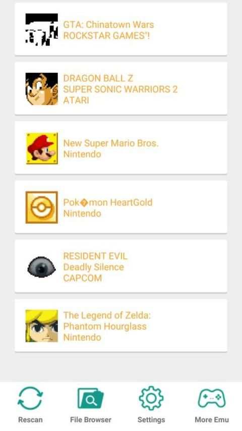NDS emulator for Android скриншот 4