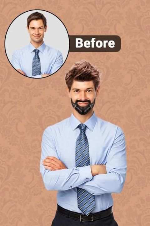 Man HairStyle Photo Editor 2018 : Men Photo Editor скриншот 4