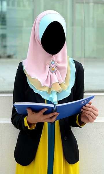 Hijab Women Fashion Photo Frames скриншот 3