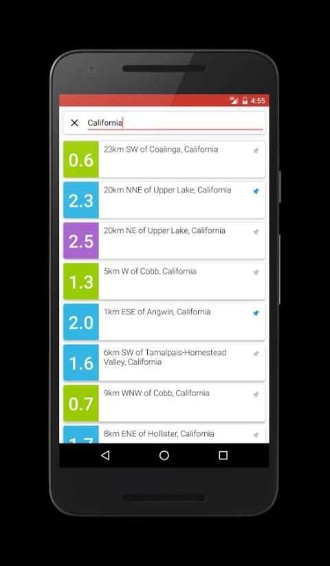 EarthQuake App screenshot 4
