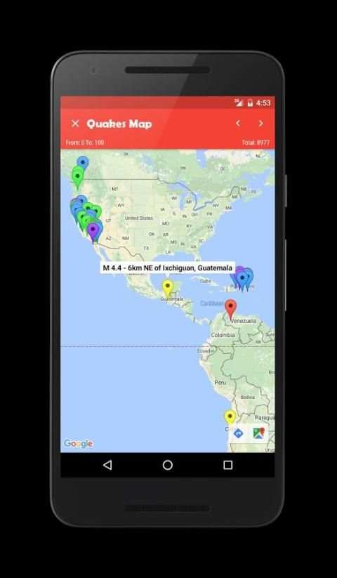 EarthQuake App screenshot 3