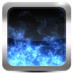 ikon Fire Blue fond d'écran animé
