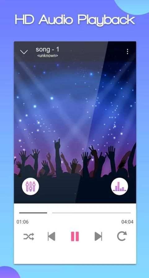 Music Player - Mp3 Player, Equalizer & Booster 3 تصوير الشاشة