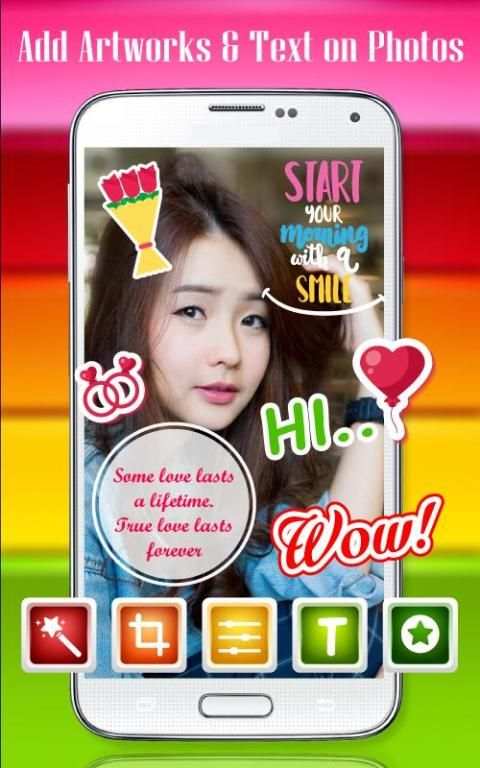 Photo Editor With Text Fonts скриншот 1
