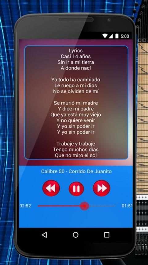 Calibre 50 - Corrido De Juanito screenshot 2