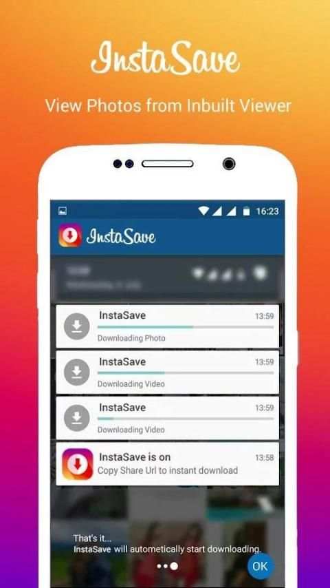 InstaSave & Repost - Instagram Images & Videos screenshot 1
