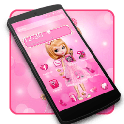 Delightful Pink Girl Theme иконка