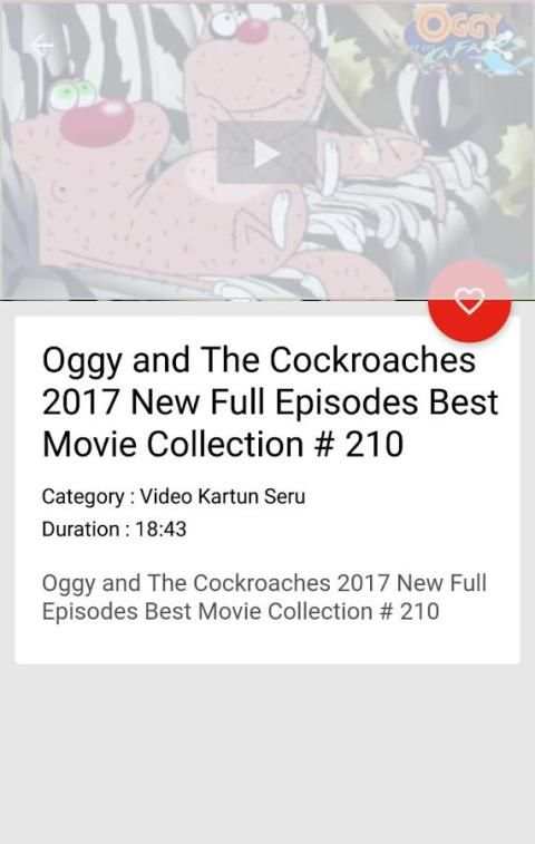 Video Cartoon Oggy 1 تصوير الشاشة