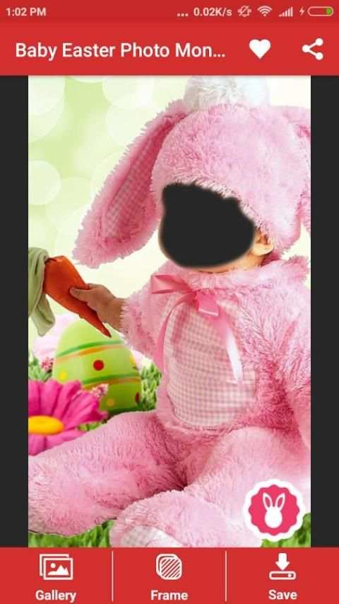 Baby Easter Photo Montage скриншот 2