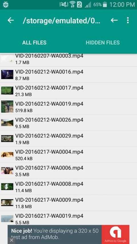 Hide Images,Videos And Files скриншот 2