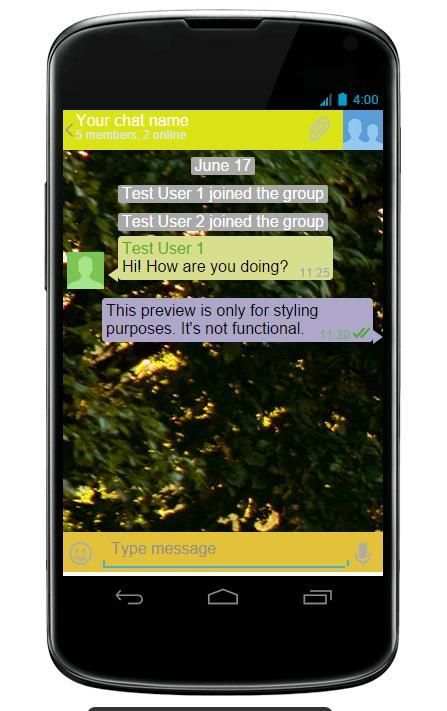 Line one Messenger screenshot 4