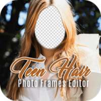 Teen Hair Photo Frames Editor