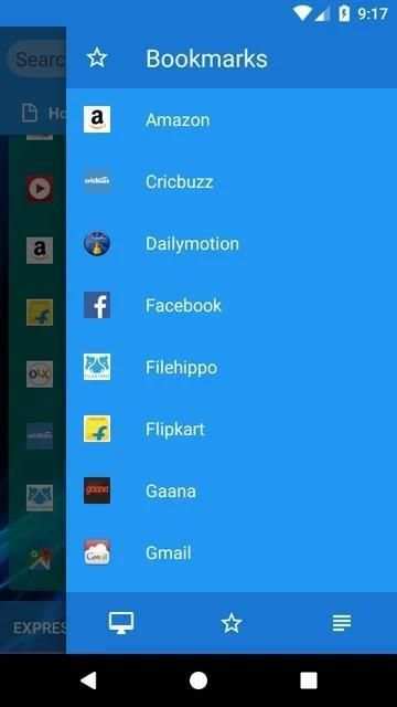 C W Browser screenshot 2