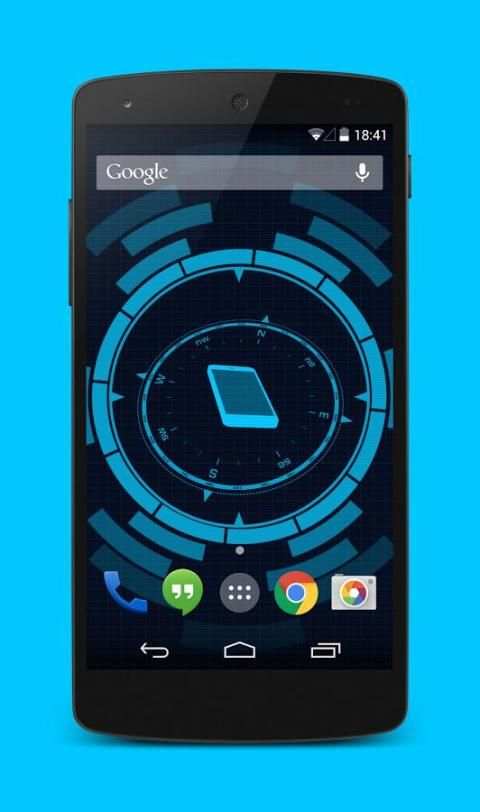 Holo Droid Free - best device info live wallpaper скриншот 7
