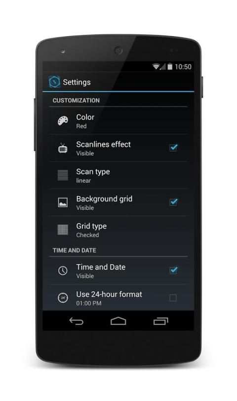 Holo Droid Free - best device info live wallpaper скриншот 4
