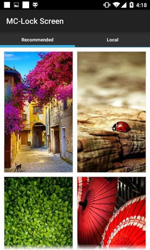 Photo Pattern Lock screen screenshot 1
