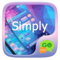 (FREE) GO SMS SIMPLY THEME on 9Apps