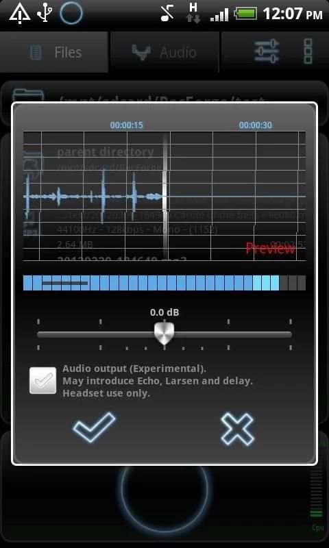 RecForge Lite - Audio Recorder скриншот 1