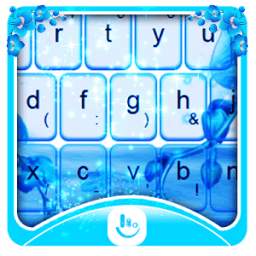 Blue Orchid Keyboard Theme