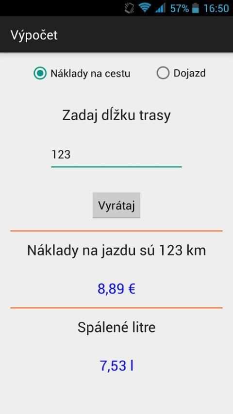 Palubný počítač screenshot 3