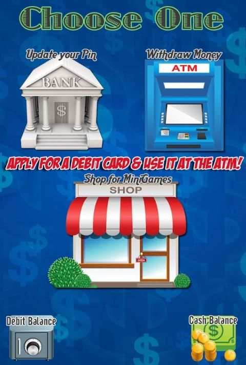 Cash Register & ATM Simulator - Credit Card Games screenshot 2