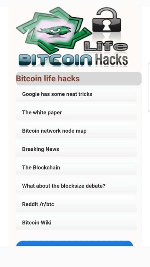 Bitcoin Life Hacks скриншот 3