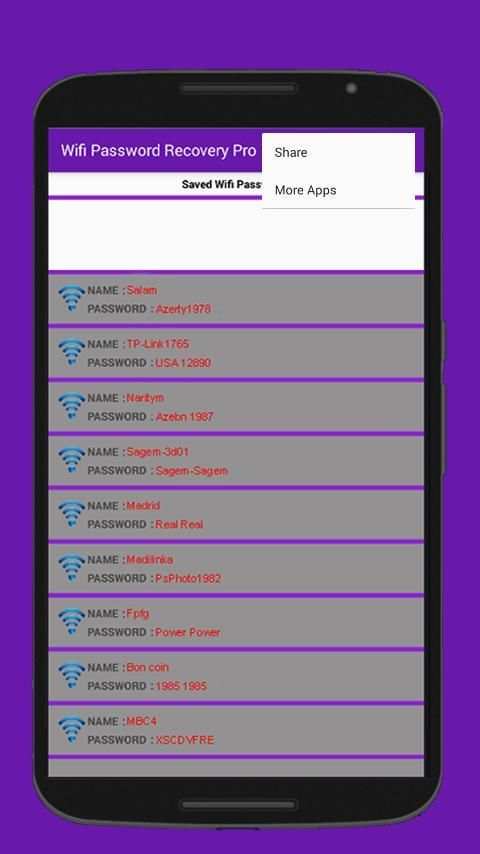 WiFi Password Recovery Pro 2018 screenshot 2